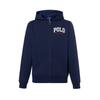 Polo Kapuzenpullover mit Buchstabenprint und Reißverschluss Kinder Kapuzenpullover Marineblau CWPOKNIY8021329-410