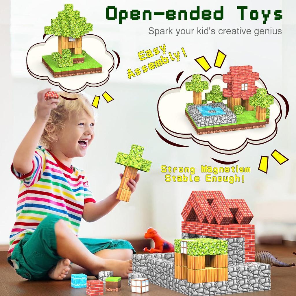 My Forest World Magnetic Cubes: Educational STEM Building Blocks