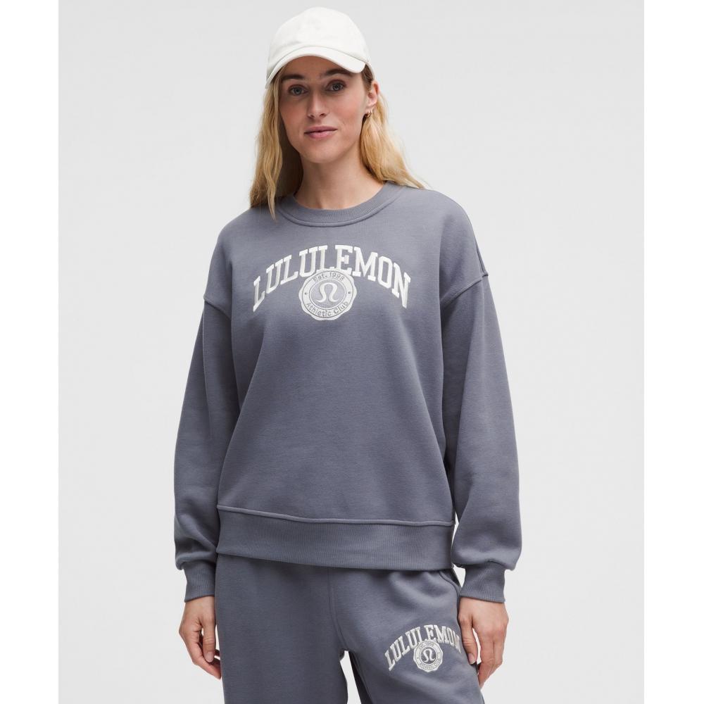 

Lululemon Идеально большой размер Crew Graphic Solar Grey XS