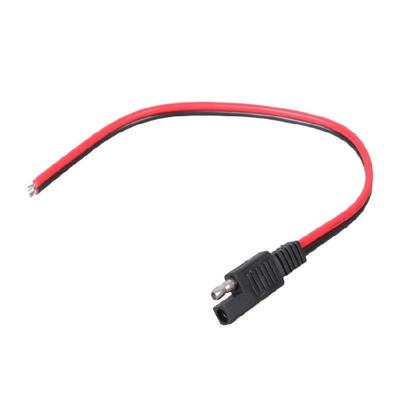 14AWG SAE Plugs To 2Pin Power Cable With Exposed Tinned Wire Universal Connectors for Vehicle Charging Lighting Systems