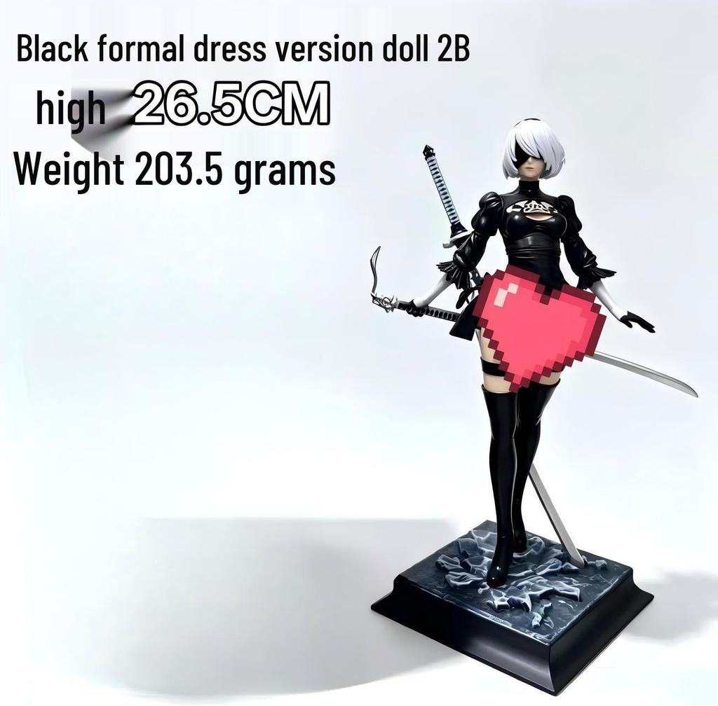 Leugnen: Automaten YoRHa Nr. 2B Anime Figur Desktop-Etui Schmuckstück