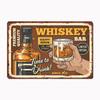 Whiskey Whisky Bar Time To Drink Poster Metal Plaques Tin Sign Home Decor Room Decoration Kitchen Wall Decor