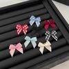 Titanium Steel Earrings Bowknot Ear Stud Helix Piercing Cartilage Earring Korean Body Piercing Ear Nail Colorful Bow