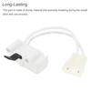 4pcs White Washing Machine Door Switch 3406109  Fit for Whirlpool / Kenmore, Precise Replaceable Door Switch