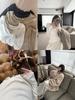 Superniniyy White Tea High-Quality Thickened Lace Collar Base Layer Top