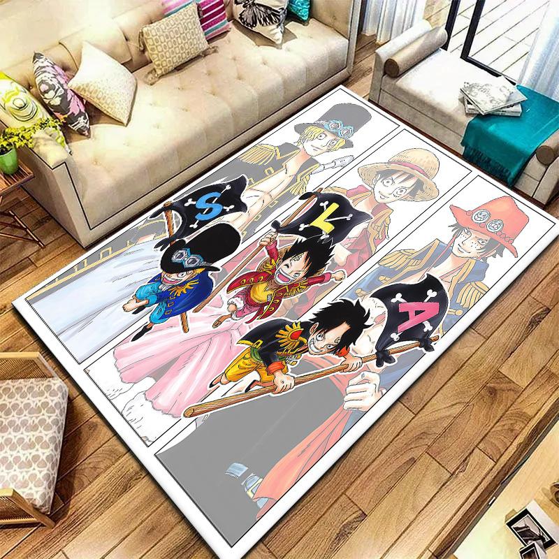 Anime One Piece Carpet Rug For Living Room Bedroom Home Sofa Decoration,kids Play Nonslip Floor Mat