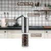 USB Rechargeable Salt and Pepper Mill Set, Electric Salt or Pepper Grinders, Easy to Use