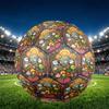 Plants VS Zombies Print Size 5 Soccer Ball, PU Wear Resistant Football for Match Training and Daily Practice, Birthday Gift for Soccer Fans