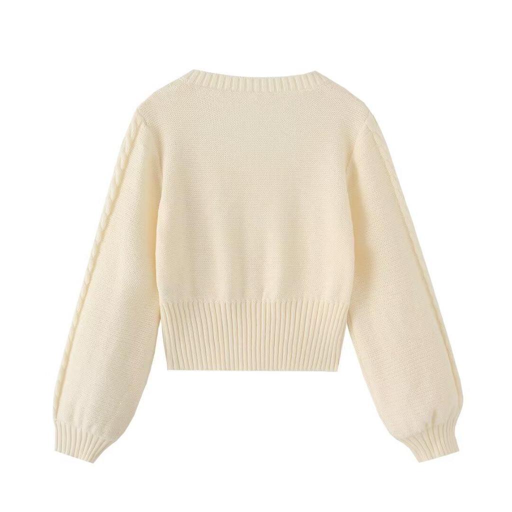 NSSF Women's Wool Knit Loose Cable Sweater - Autumn/Winter Collection