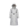 Ailalayi Women's Long Hooded Belted Goose Down Coat