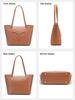 Zency Genuine Leather Women's Large Shoulder Bag for A4