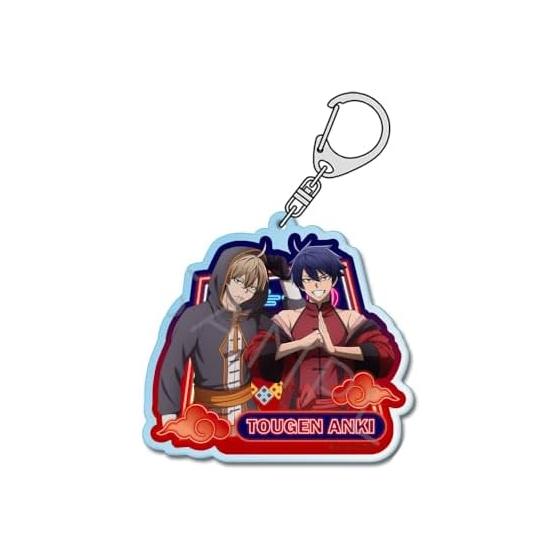 TV Anime Tougen Anki NF Empress-Saki Jin & Ichinose Shiki 2nd Acrylic Keychain (Approx. 7cm Square)