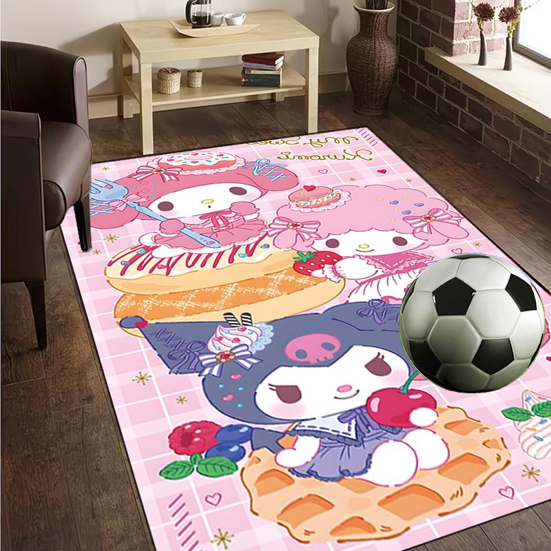 Melody's Sweet Adventure Rug Office Carpet Non-Slip Mat, Chair Rug Floor Covering for Gaming, Bedroom, Living Room , Home Decor Christmas Gift
