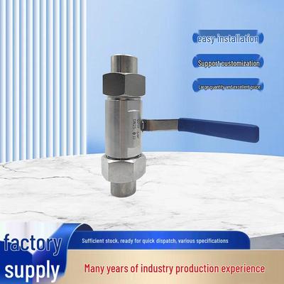 Q21F-64P Stainless Steel DN25 Butt Weld Ball Valve Water Pipe Switch