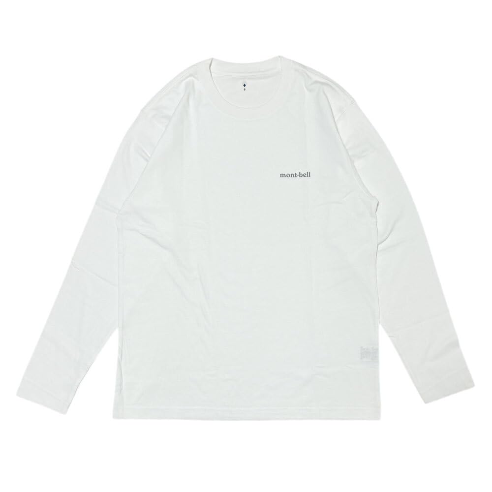 

Montbell Men s PS Cotton Long Sleeve T-Shirt, Size M, White (WT), 2104794