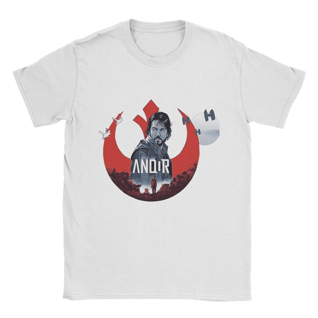 Funny The Best Andor T-Shirts for Men Crew Neck Pure Cotton T Shirt Short Sleeve Tees Summer Clothing