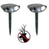Ultrasonic Deer Repeller - Pack Of 2 - Solar Powered - Get Rid Of Deer In 48 Hours 26s