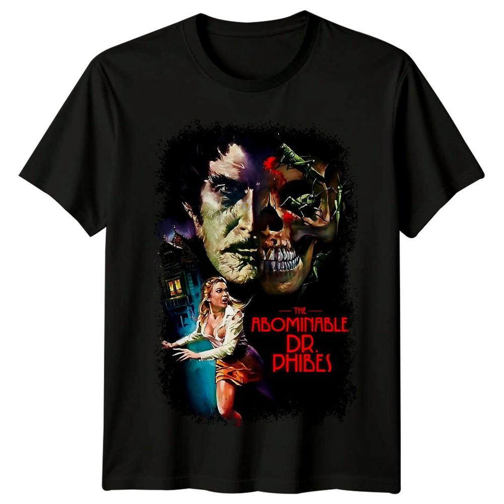 

The Abominable Dr. Phibes (1971) Movie Poster Inspired T-Shirt Retro 80s Tee S