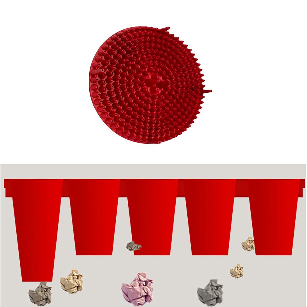 Car Wash Bucket Insert Red Mesh Mat Funnel For Cyclone Dirt Trap