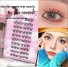 Lotus Elf Girl Glue-Free Removable False Eyelashes - Super Fine Lightweight Single Cluster