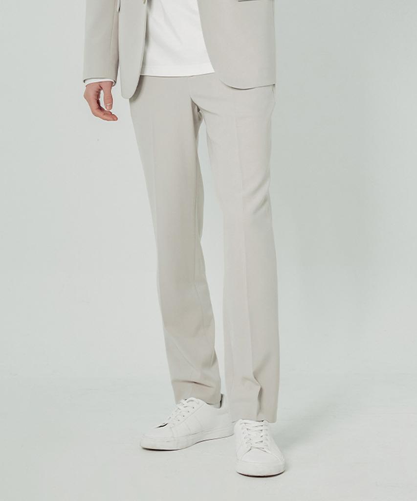 ADHOC Men'S New Slim Pants (Lt-Beige) (Hz2Lp31_23)