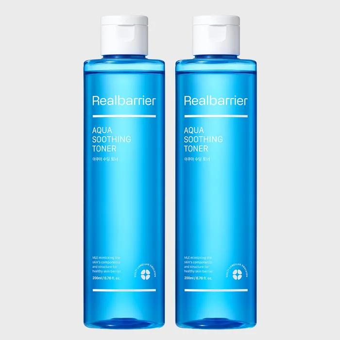 Real Barrier Aqua Soothing Toner 200ml 1+1_NE [GIFT] (Random) Cream 10ml X 2