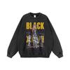 Vintage American Street Skull Heavyweight Hoodie Oversized Washed Distressed Unisex Sweatshirt