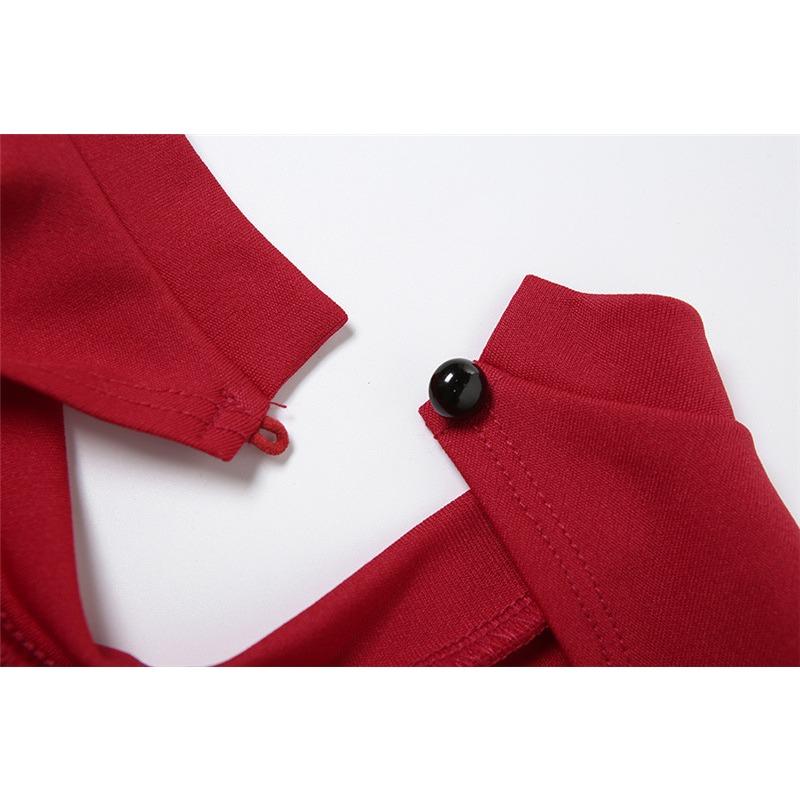 Autumn Women's Fashion Sexy Backless Long Sleeve High Waist Slim-fit Cover Buttock Dress