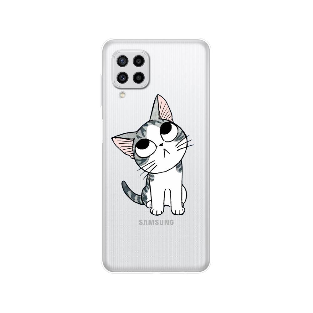 Samsung Galaxy M22 M32 4G Kılıf Telefon arka kapak Samsung M22 Yumuşak Kılıf Samsung M32 4G M 22 32 Silikon Tampon 6.4 inç