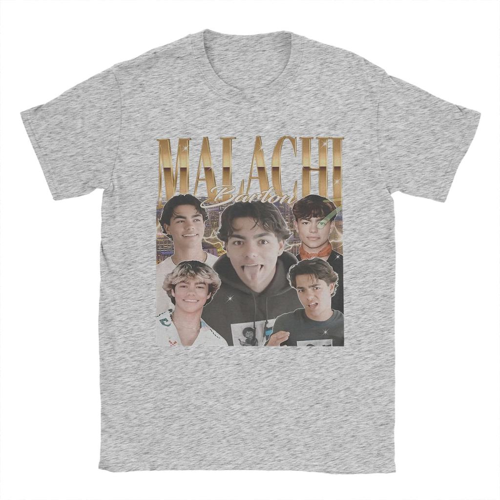 Men's Malachi Barton T Shirts  Cotton Clothing Vintage Short Sleeve Crew Neck Tee Shirt Original T-Shirt