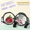 Personalizowana przezroczysta torba crossbody z PVC na podróżną kosmetyczkę - Wodoodporna i przenośna do przechowywania kosmetyków