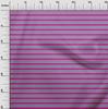 oneOone Cotton Flex Fuschia Pink Fabric Stripes Craft Projects Decor Fabric Printed By The Yard 40 Inch
