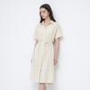 Karra Open Collar Cave Dress With Belt Set Up To Size 77 A6m0233