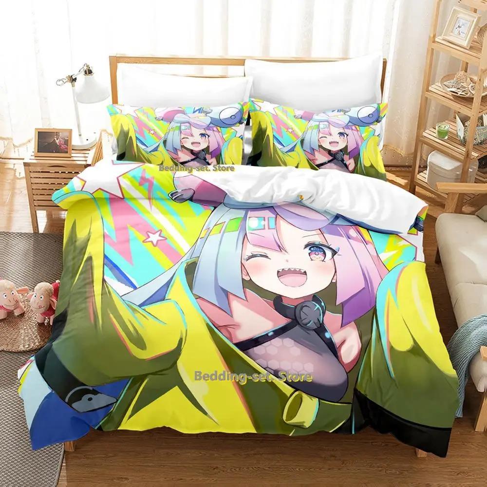 New Kawaii Iono Bedding Set Single Twin Full Queen King Size Bed Set Adult Kid Bedroom Duvetcover Sets Anime Parure De Lit Bed