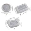 Round Rectangular Bear Head Dish Silicone Molds Storage Tray Plate Resin Molds for DIY Resin Art Gifts Home Decoration