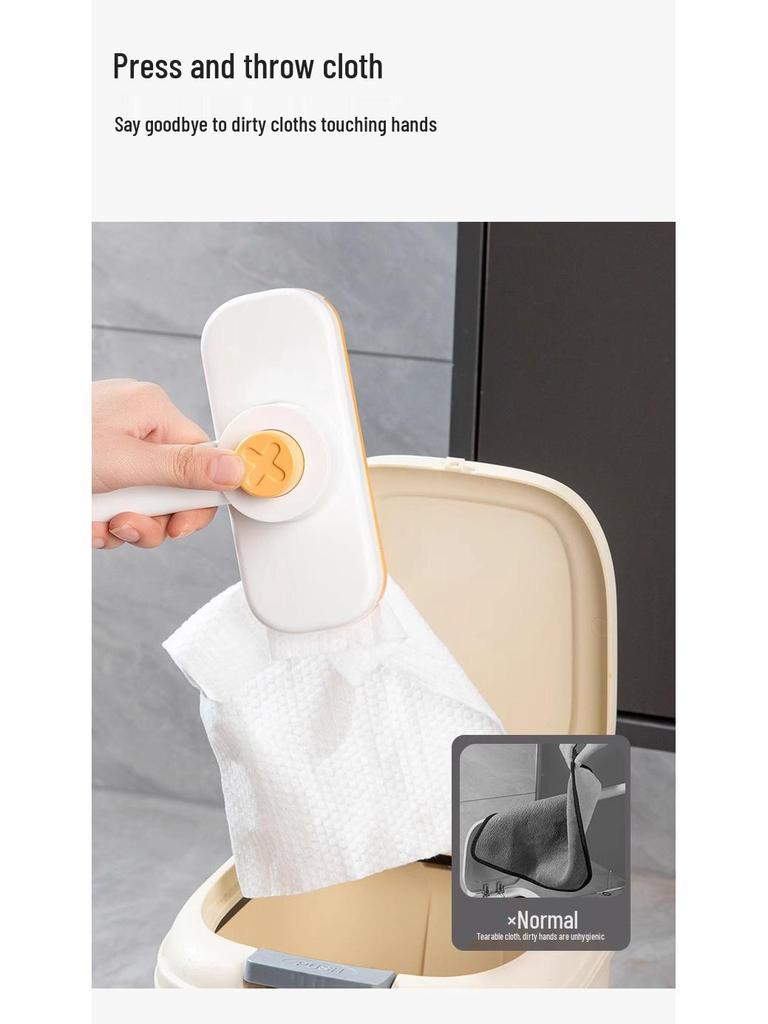 Rotating Mini Mop and Face Wash Towel - Hands-Free, Multifunctional Household Cleaning Tool