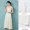 Women's Summer Satin V-Neck Long Camisole Slip Dress