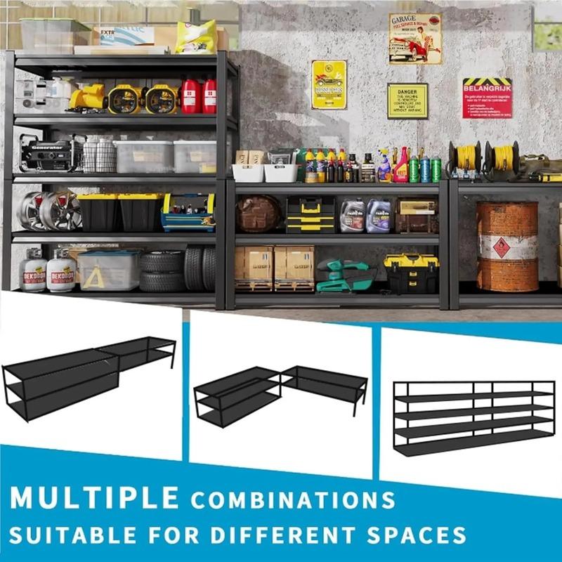 72''H Garage Shelving Heavy Duty 5-Tier Adjustable Storage Shelves Unit,3000 LBS Metal Utility Rack Shelf for, Customized