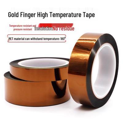 Braunes Hochtemperatur-Goldfinger-Klebeband - 180°C Beständigkeit, Keine Rückstände