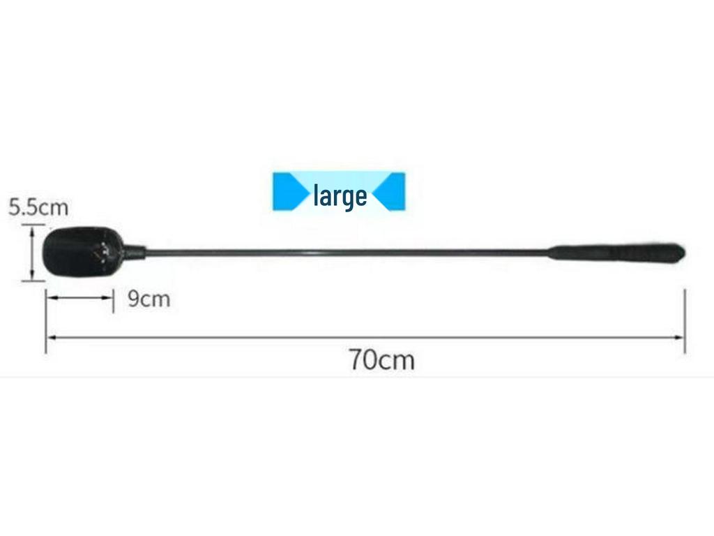 80cm Carbon Floating Ice Blue Super Hard Baiting Spoon - Lightweight Parabolic Long Cast Fishing Device