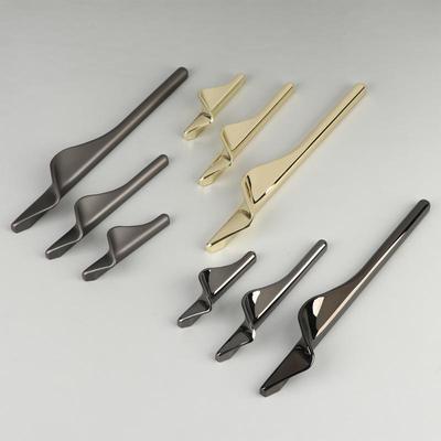 Maniglie Artistiche di Lusso a Forma di S per Ante di Armadio Maniglie Minimaliste per Ante di Mobili da Cucina Manopole Dorate per Cassetti di Comodini Maniglie per Mobili