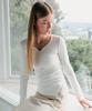 ITOV SEOUL Ribbed V-Neck Knit Iv