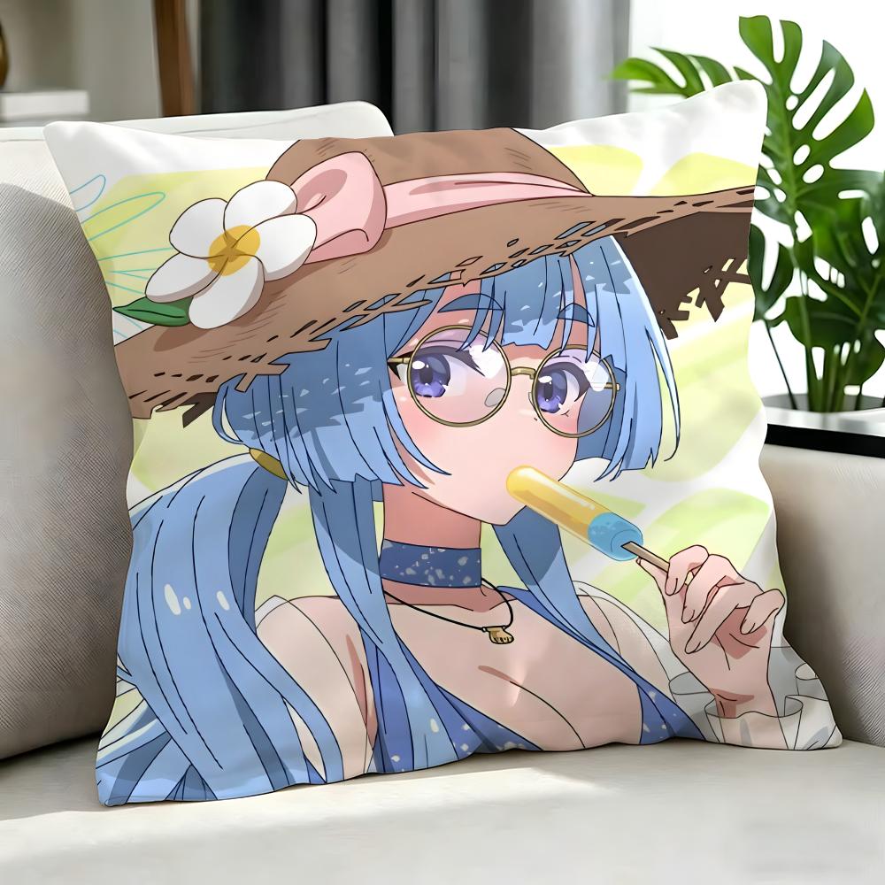 Anime Shiunji Ke No Kodomo Tachi Cushion Cover Cushion Cover Set 4Pcs 50X50 45X45 40X40 Pillowcase Decorative Sofa Home Decor