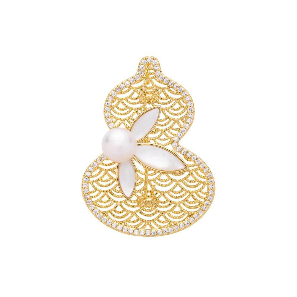 Diamond Butterfly Versatile Simple Brooch Flower Anti-light Pin Clothing Accessories Corsage