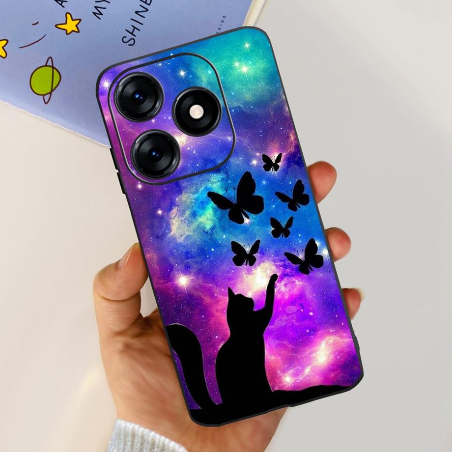 For Tecno Spark 10 10c 10 Pro Phone Case Spark10 KI5k KI5m KI5q KI7 Back Cover Soft Transparent TPU Slim Funda Dragon Astronaut