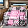Sister Butterfly Jar Blanket Personalized Name Soft Comfortable Stylish Blanket Car Blanket Perfect For Travel Camping Outdoor Home Suitable For All