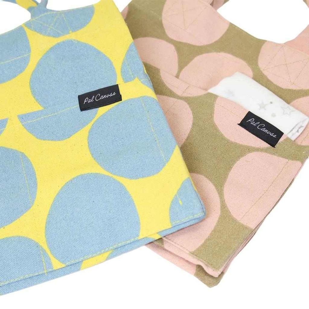 Friendshill PAL CANVAS Square Mini Tote Dottie Beige RW-290-304