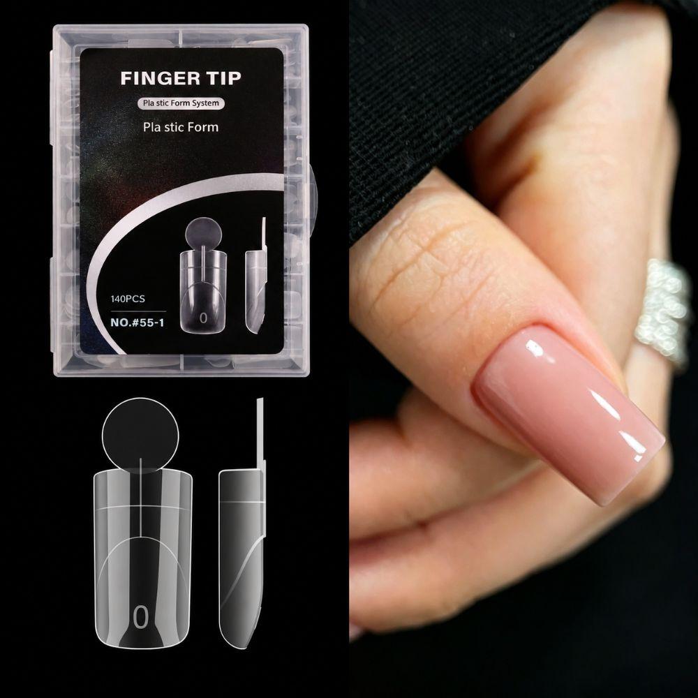 14 Sizes French Nail Dual Forms Quick Extension Acrylic Nail Art Mold Nail Art
