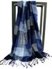 Meier Wool men's plaid scarf, fringed Korean version of autumn and winter warm cashmere scarf