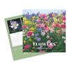 2026 Flowers Wall Calendar Floral Illustration Monthly Planner with Hand-Drawn Botanical Artwork for Home Office Use